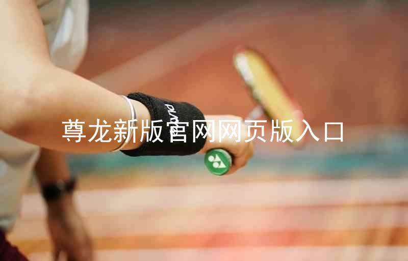 尊龙新版官网网页版入口